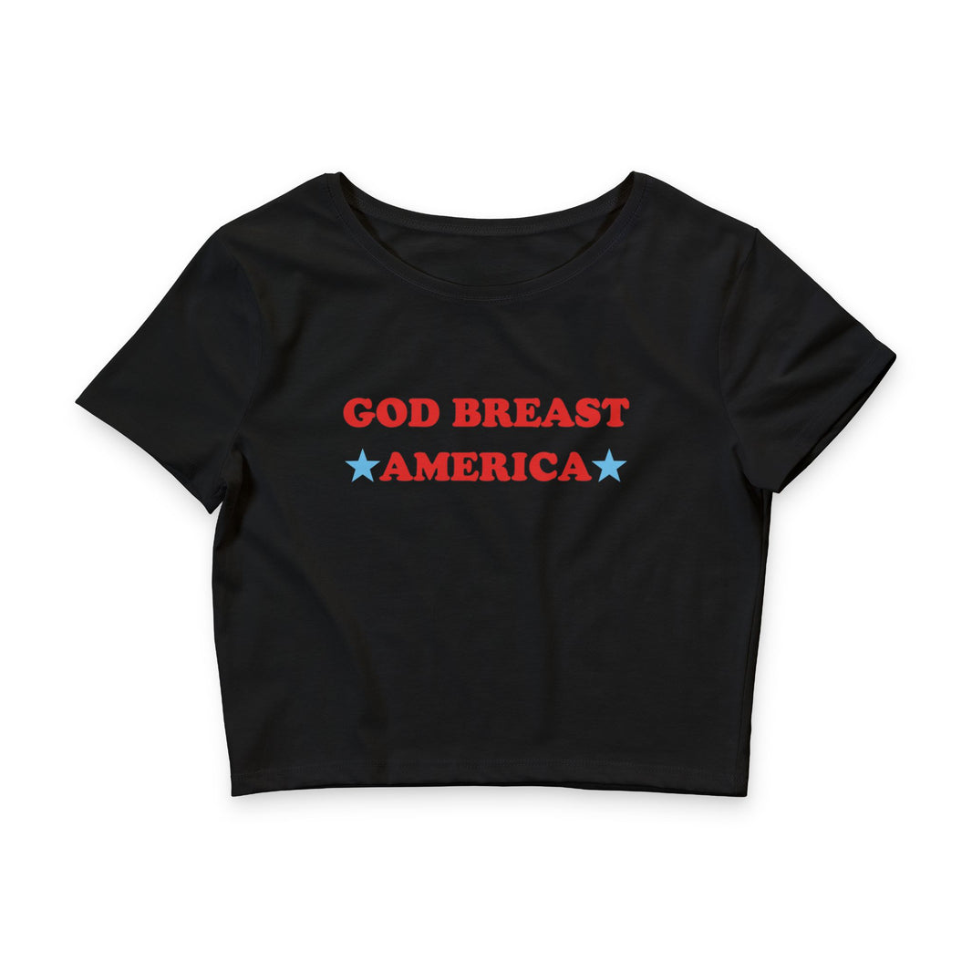 God Breast America - Crop Top
