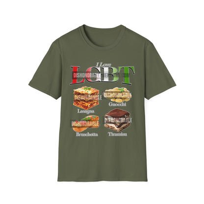 I Love LGBT Italian Food (ships without watermarks)