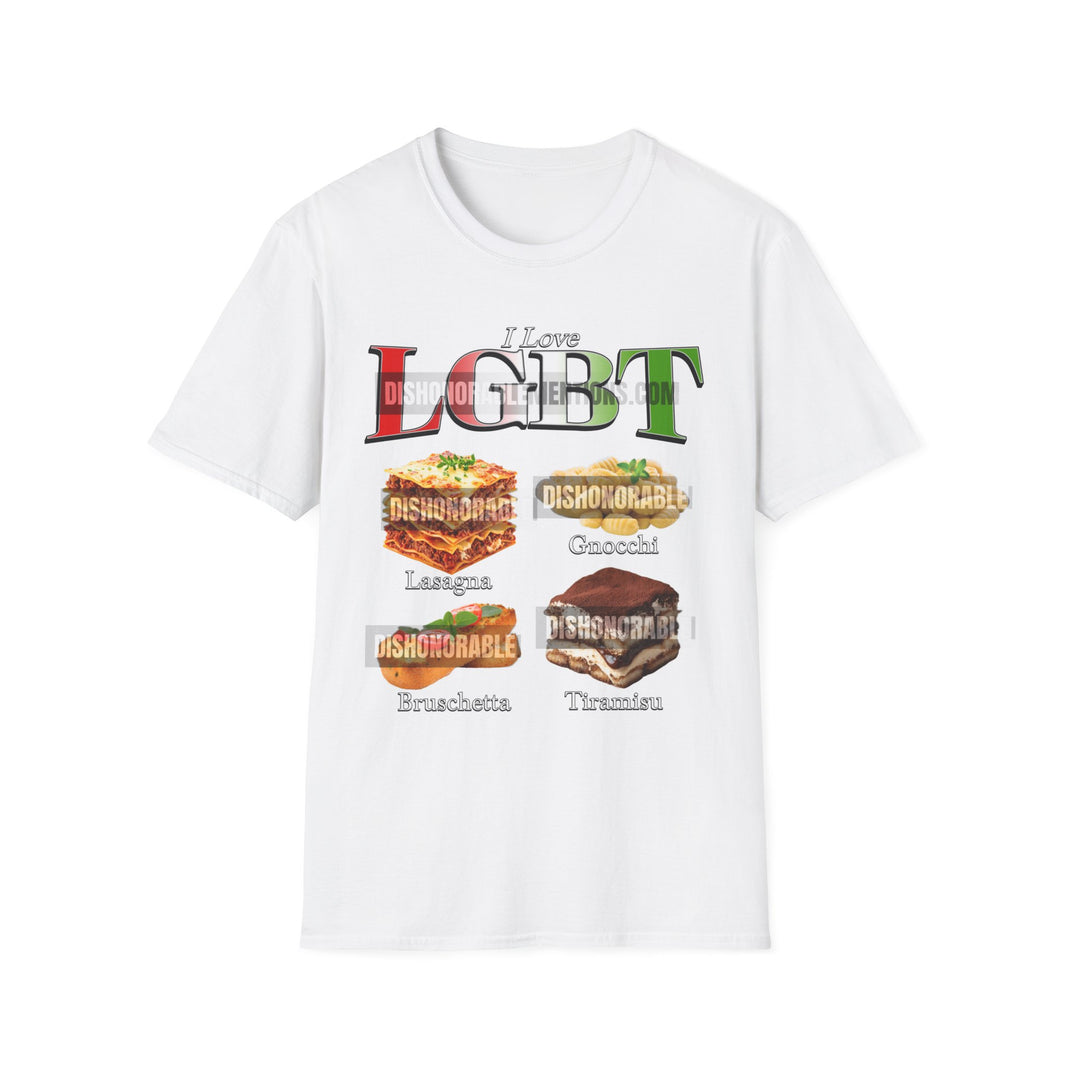 I Love LGBT Italian Food (ships without watermarks)