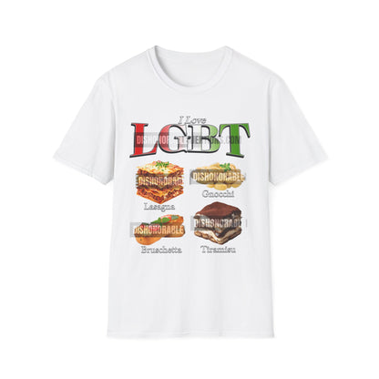 I Love LGBT Italian Food (ships without watermarks)
