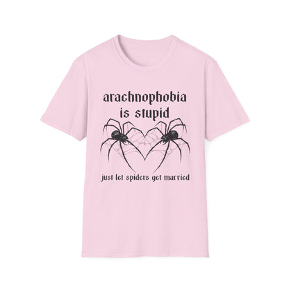 arachnophobia is stupid just let spiders get married