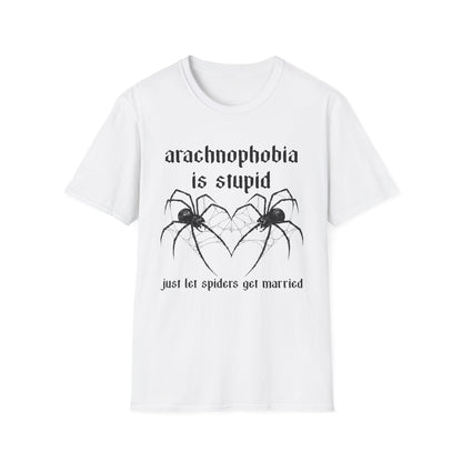 arachnophobia is stupid just let spiders get married