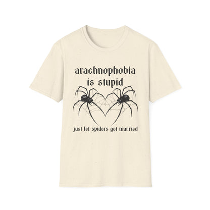 arachnophobia is stupid just let spiders get married