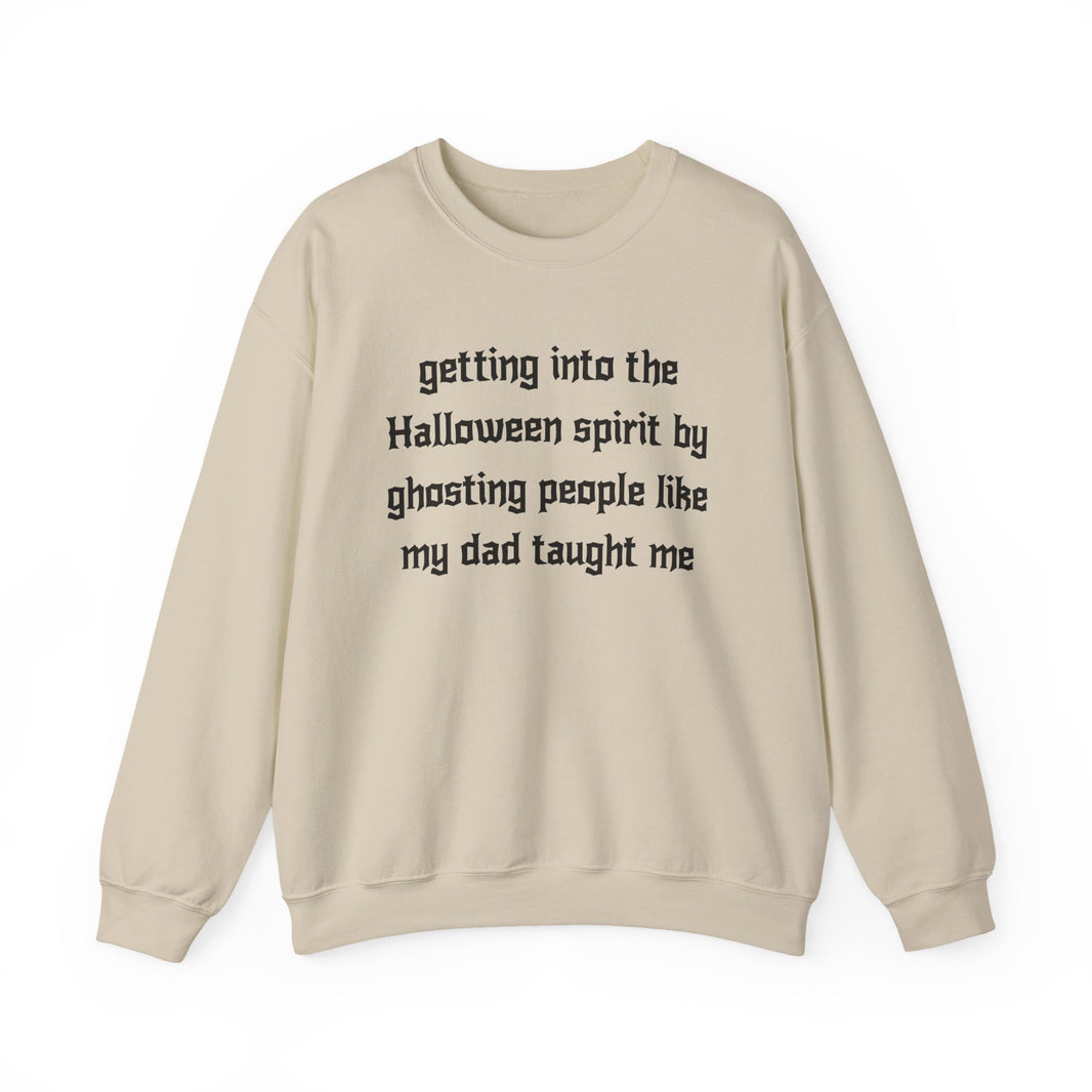 getting into the Halloween spirit by ghosting people like my dad taught me