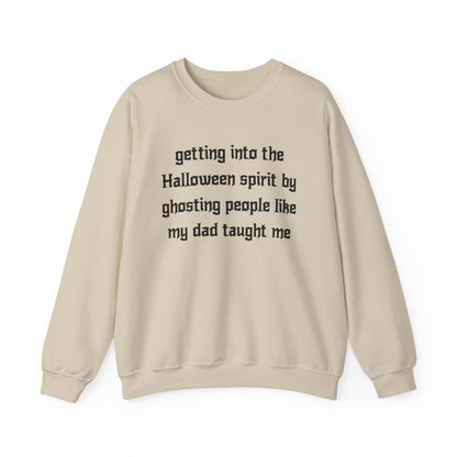 getting into the Halloween spirit by ghosting people like my dad taught me