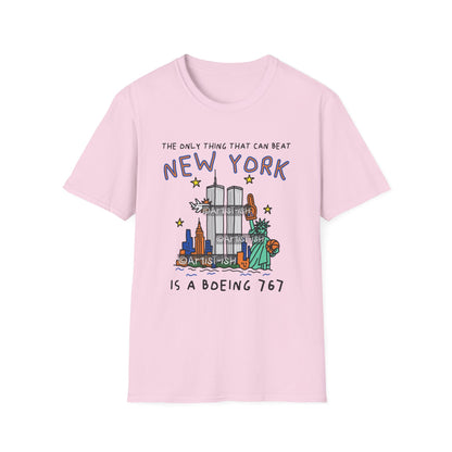 The Only Thing That Can Beat New York Is A Boeing 767 by Artist-ish (ships without watermarks)