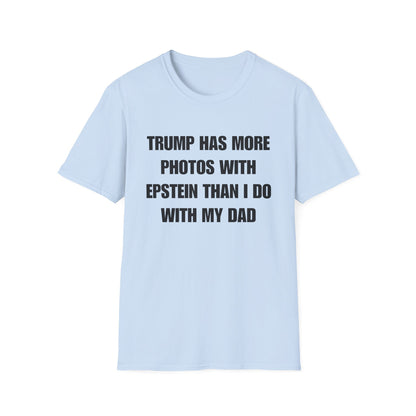 Trump Has More Photos With Epstein Than I Do With My Dad