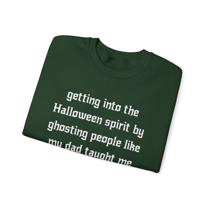 getting into the Halloween spirit by ghosting people like my dad taught me