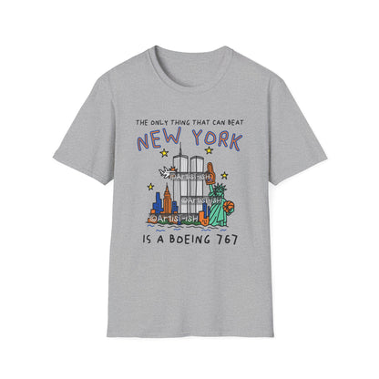 The Only Thing That Can Beat New York Is A Boeing 767 by Artist-ish (ships without watermarks)