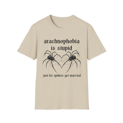 arachnophobia is stupid just let spiders get married