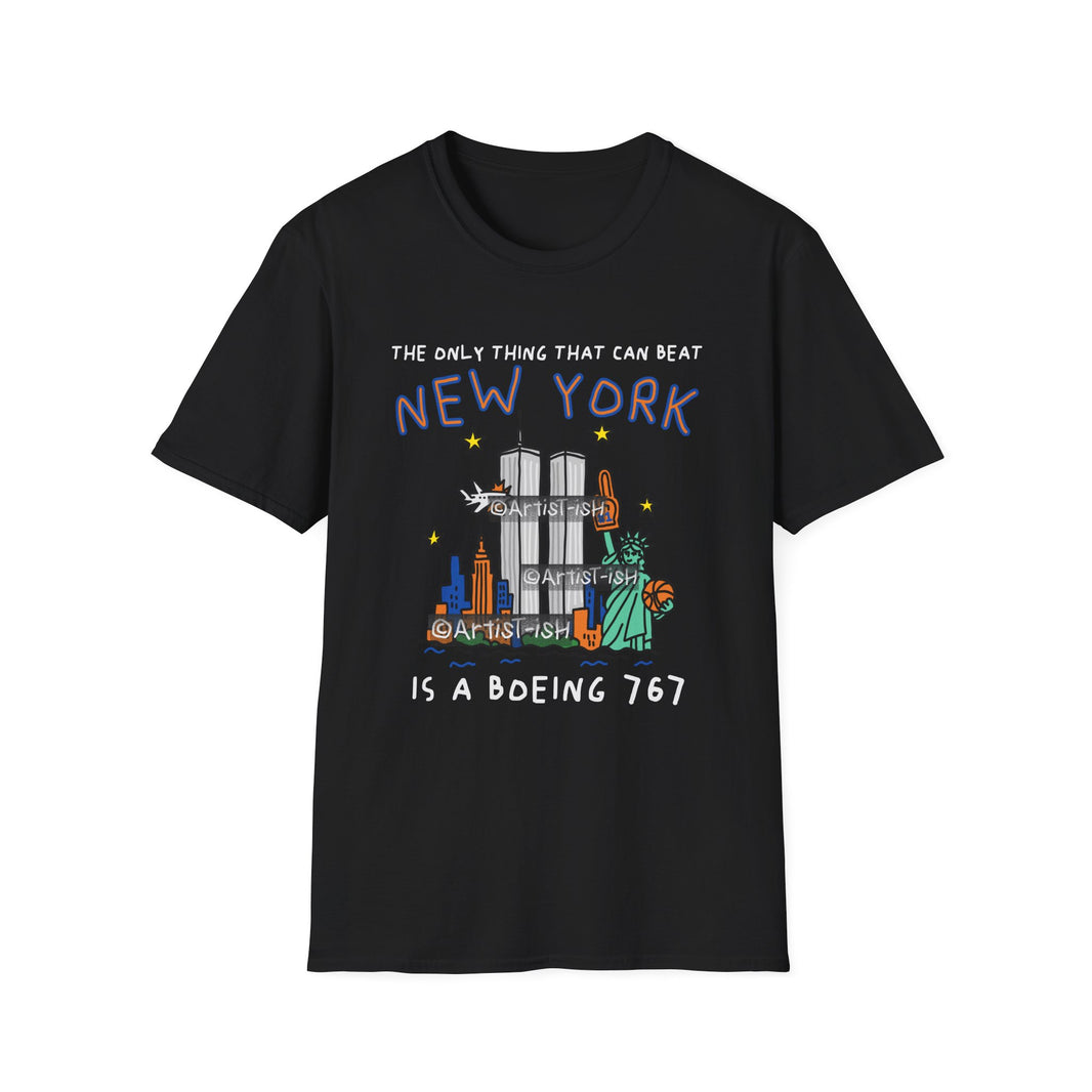 The Only Thing That Can Beat New York Is A Boeing 767 by Artist-ish (ships without watermarks)