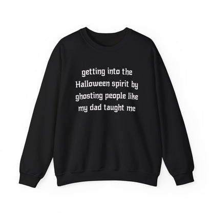 getting into the Halloween spirit by ghosting people like my dad taught me