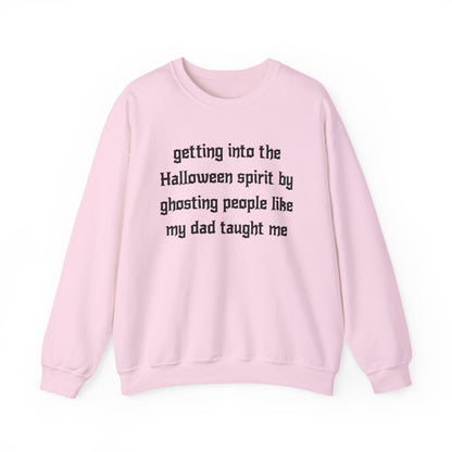 getting into the Halloween spirit by ghosting people like my dad taught me