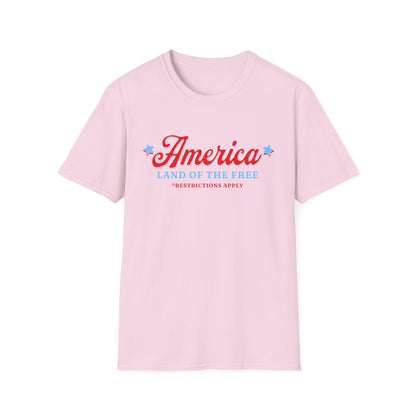 America Land of The Free Restrictions Apply