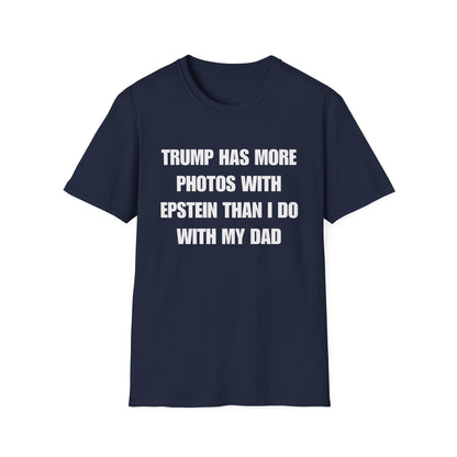 Trump Has More Photos With Epstein Than I Do With My Dad