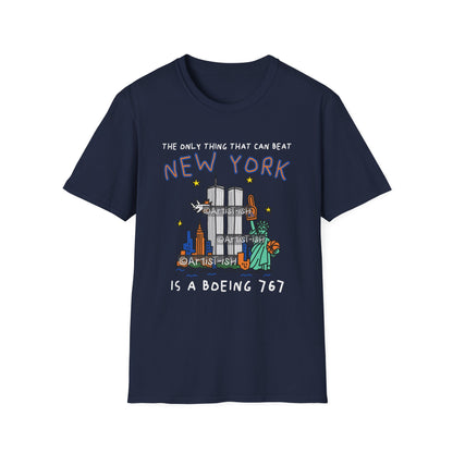 The Only Thing That Can Beat New York Is A Boeing 767 by Artist-ish (ships without watermarks)