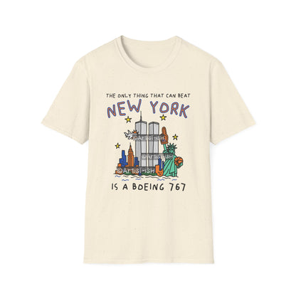 The Only Thing That Can Beat New York Is A Boeing 767 by Artist-ish (ships without watermarks)