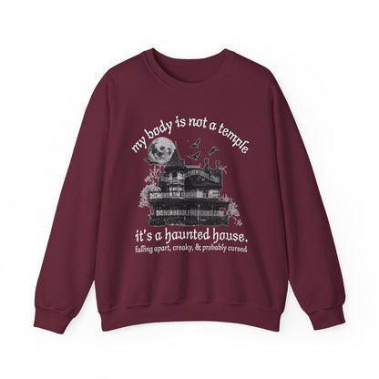 my body is not a temple it’s a haunted house. (ships without watermarks)