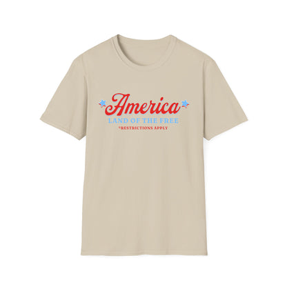 America Land of The Free Restrictions Apply