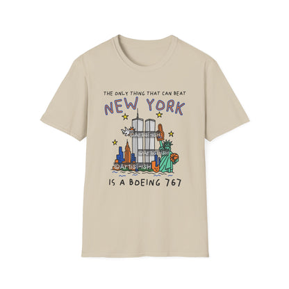 The Only Thing That Can Beat New York Is A Boeing 767 by Artist-ish (ships without watermarks)