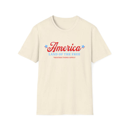 America Land of The Free Restrictions Apply