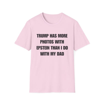 Trump Has More Photos With Epstein Than I Do With My Dad