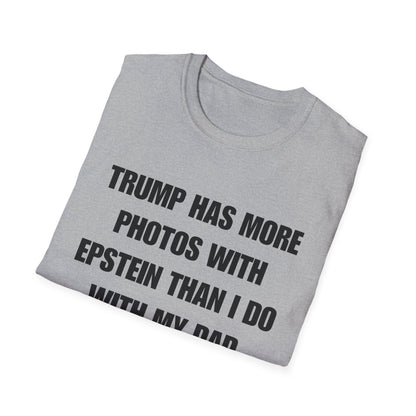 Trump Has More Photos With Epstein Than I Do With My Dad