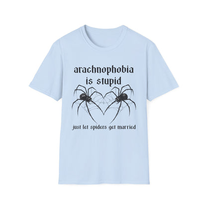 arachnophobia is stupid just let spiders get married