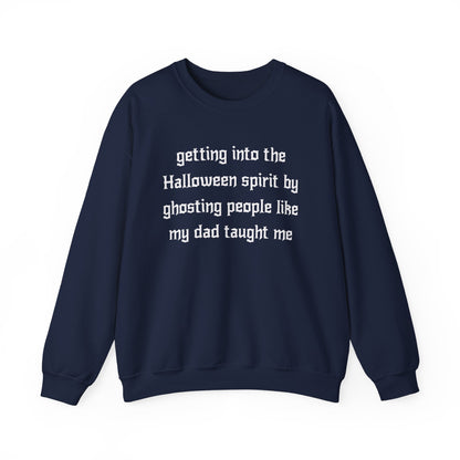 getting into the Halloween spirit by ghosting people like my dad taught me