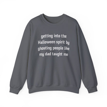 getting into the Halloween spirit by ghosting people like my dad taught me