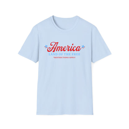 America Land of The Free Restrictions Apply
