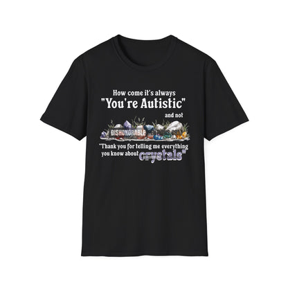 How Come It's Always You're Autistic - Crystals (ships without watermarks)