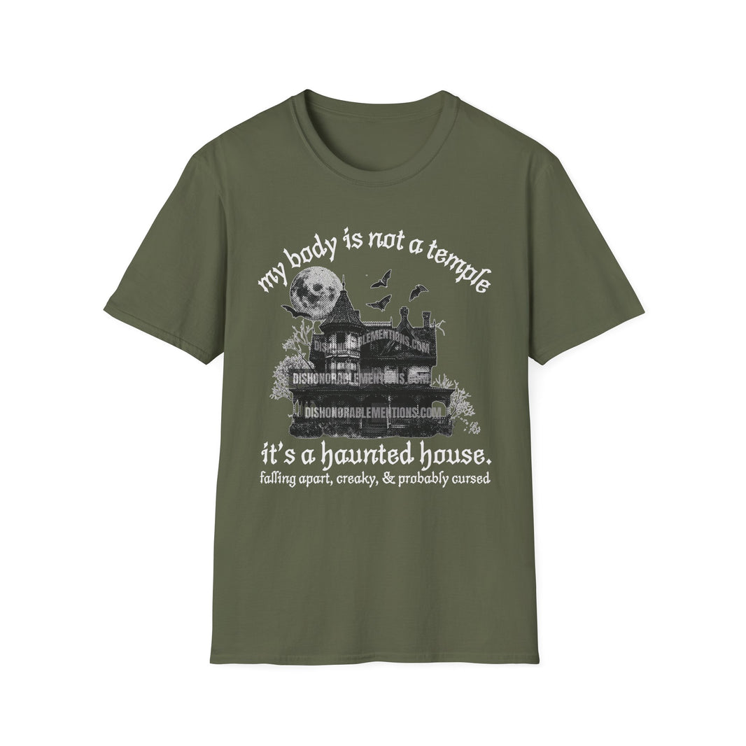 my body is not a temple it’s a haunted house. (ships without watermarks)