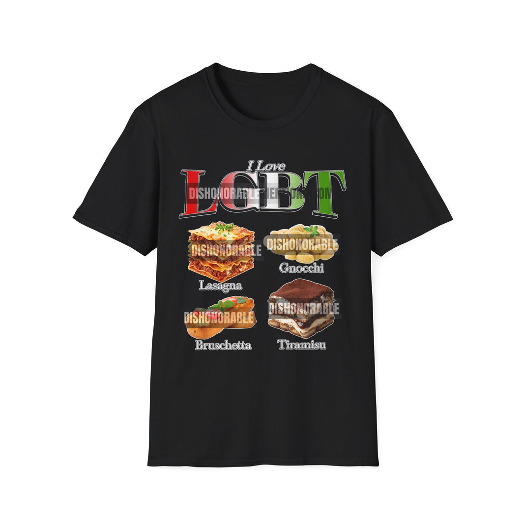 I Love LGBT Italian Food (ships without watermarks)